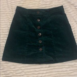 Forever 21 Green Skirt